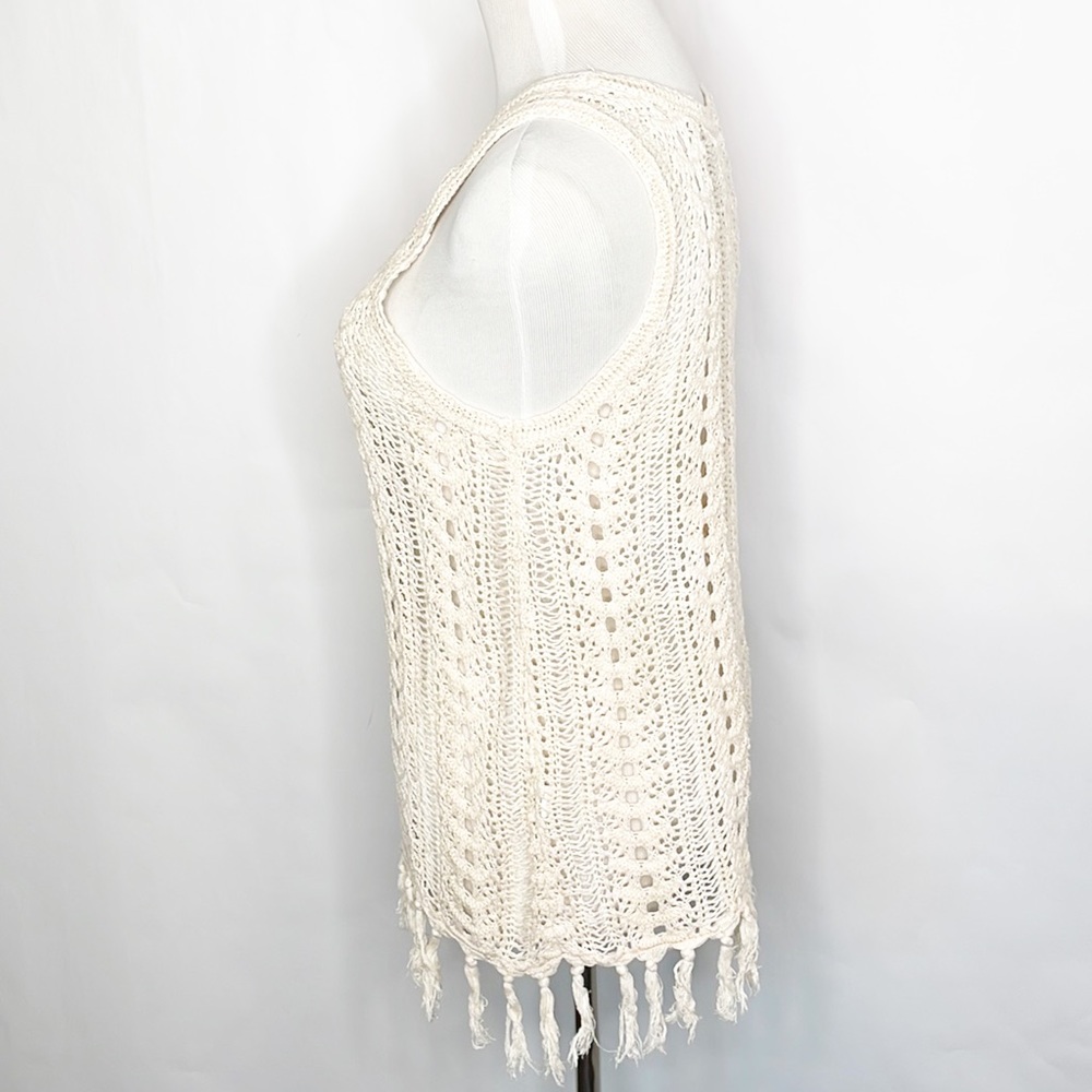 Lucky 🍀 Brand Boho Crocheted Tank (M/L) - Picture 2 of 6